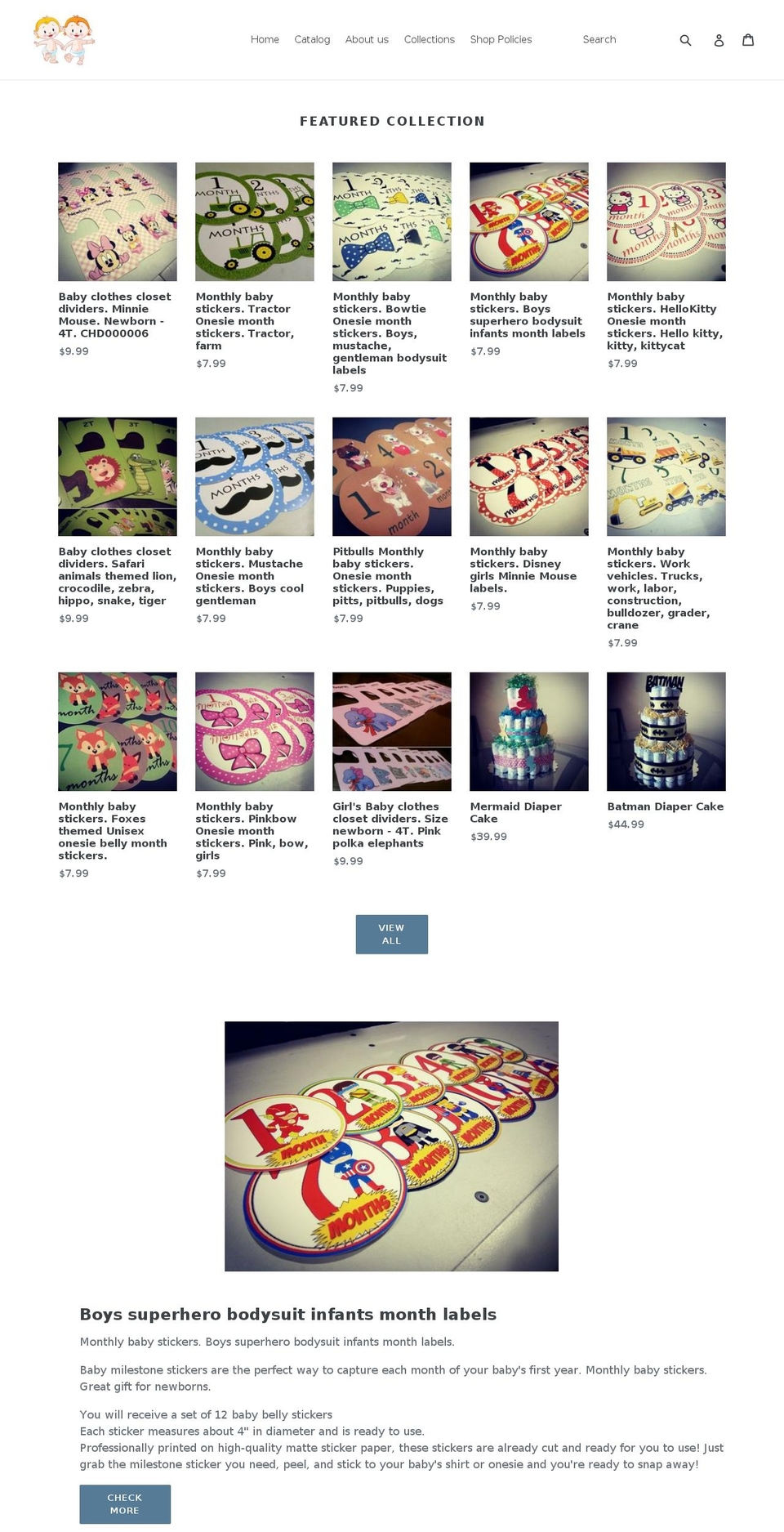 mdstickers.com — Shopify storefront screenshot