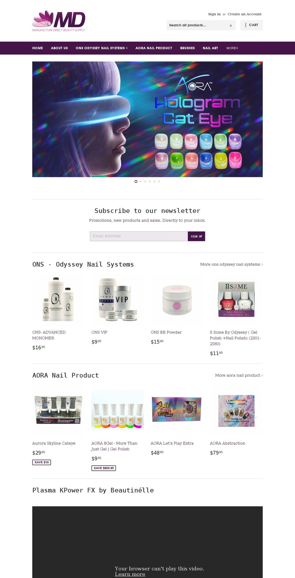 mdstore.us shopify website screenshot