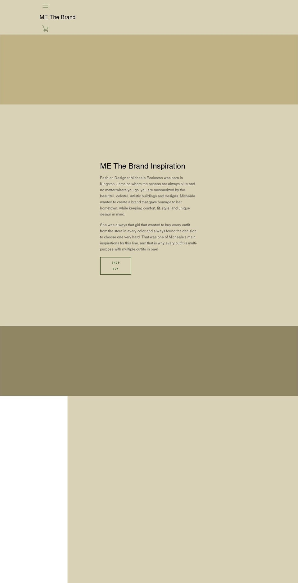 me-thebrand.com shopify website screenshot