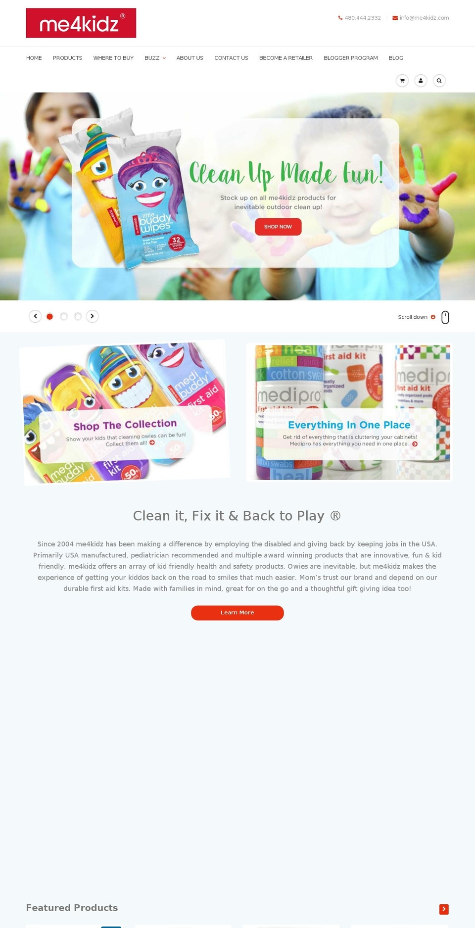 Me4kidz Theme Shopify theme site example me4kidz.info