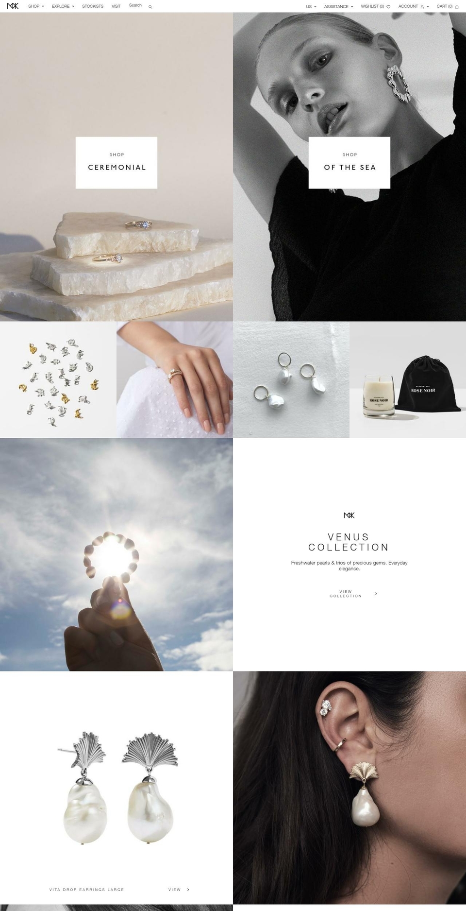meadowlarkjewelry.com — Shopify storefront screenshot