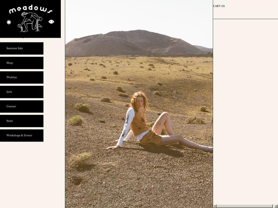meadows-store.com shopify website screenshot