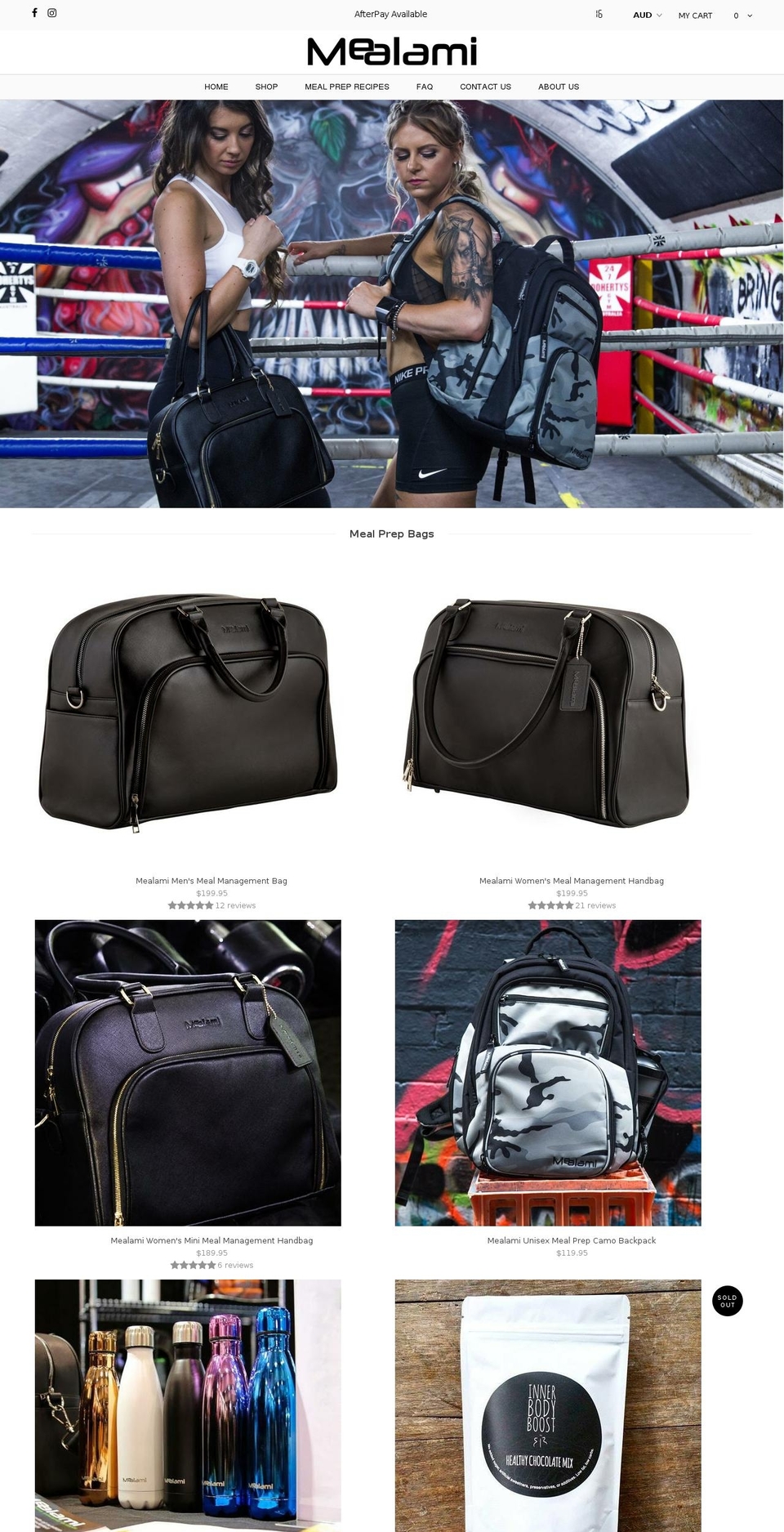 mealami.com.au shopify website screenshot