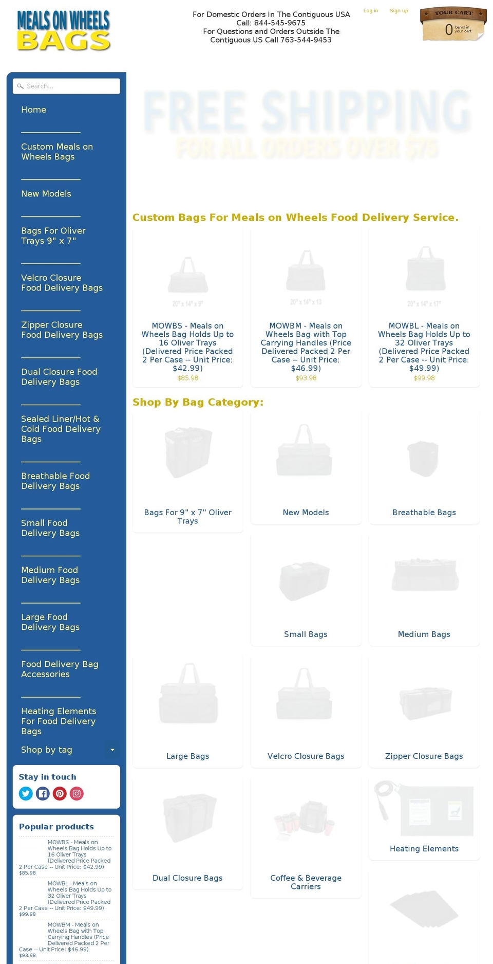 mealsonwheelsbags.com — Shopify store on .com