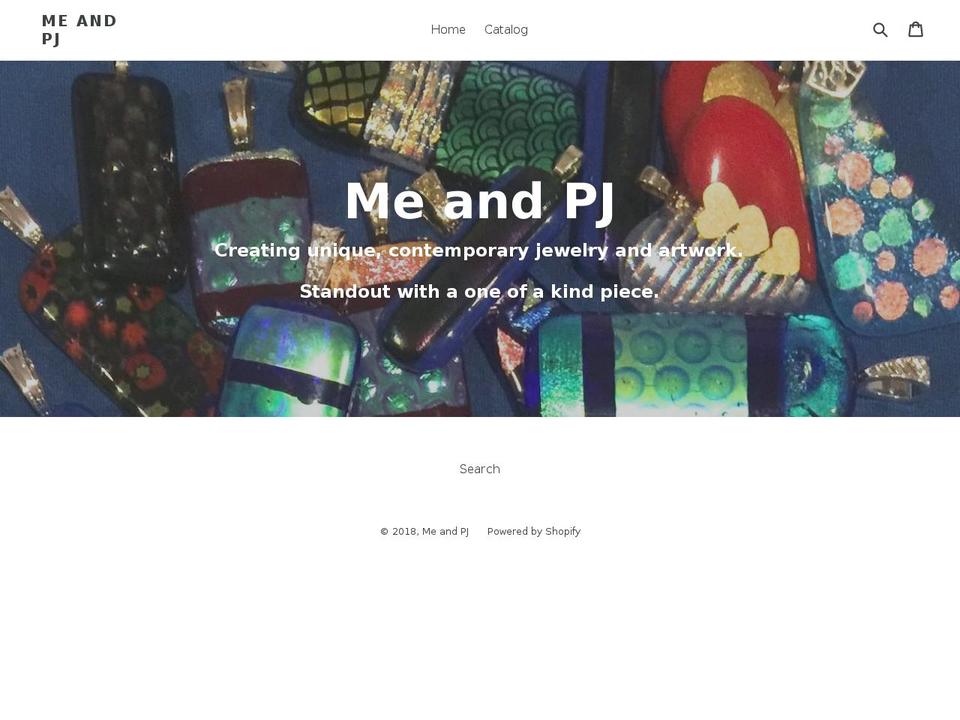 meandpj.com — Shopify storefront screenshot
