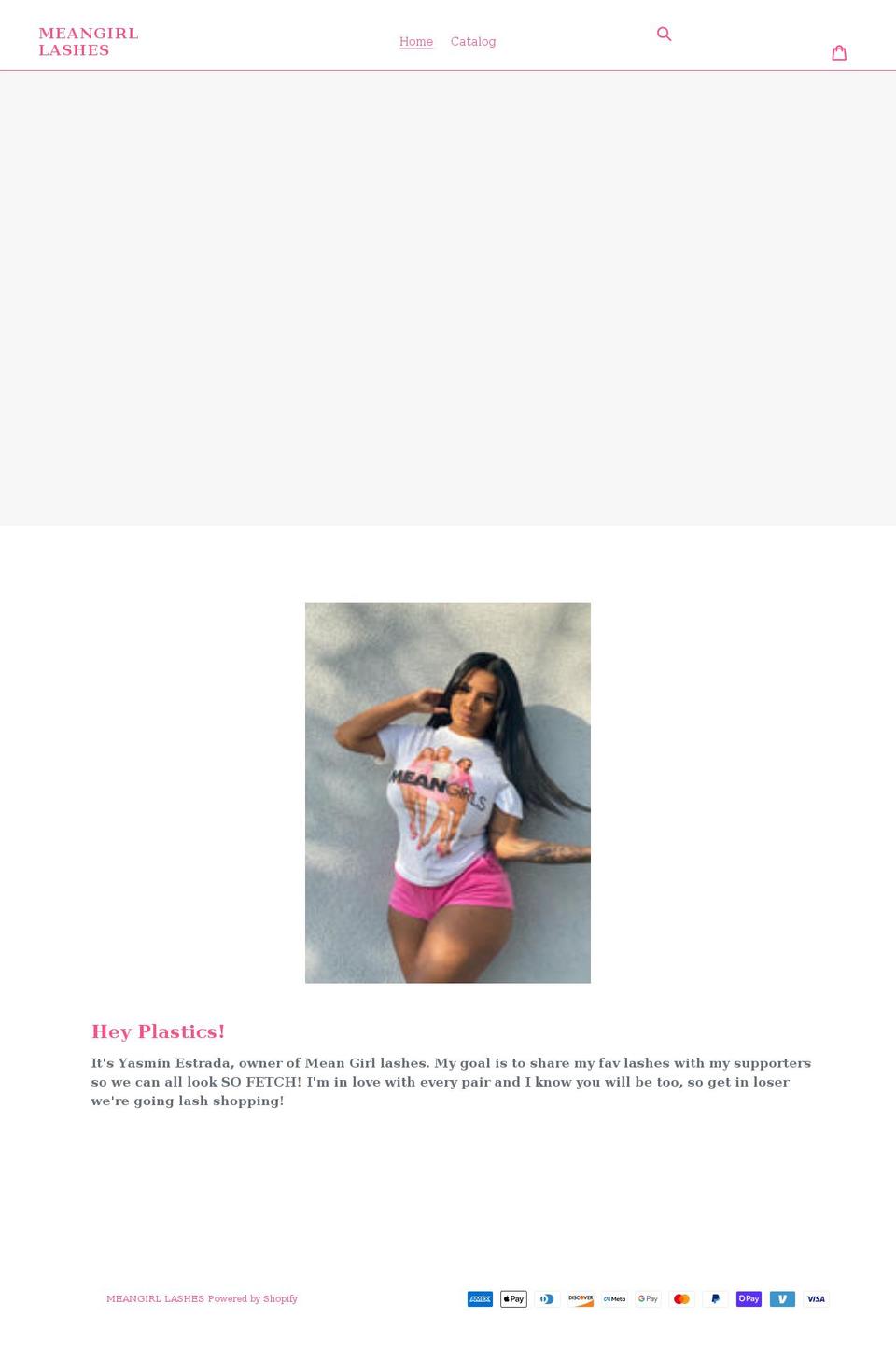 meangirllashes.com shopify website screenshot