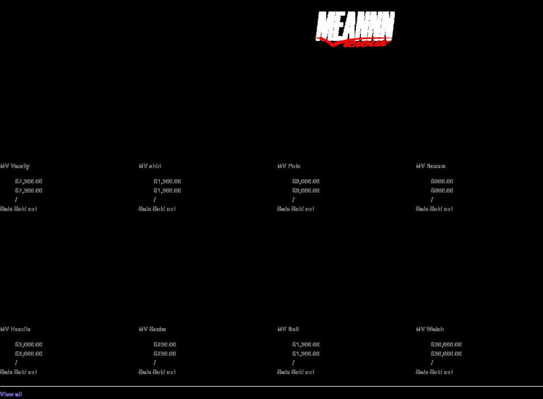 meanvicious.com shopify website screenshot