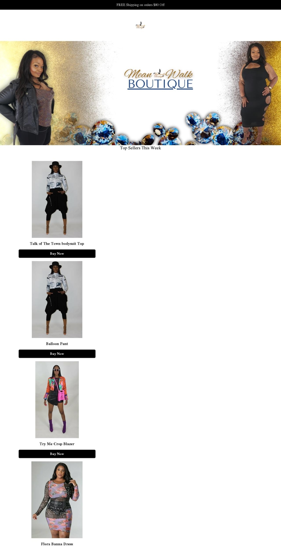 meanwalkboutique.com shopify website screenshot