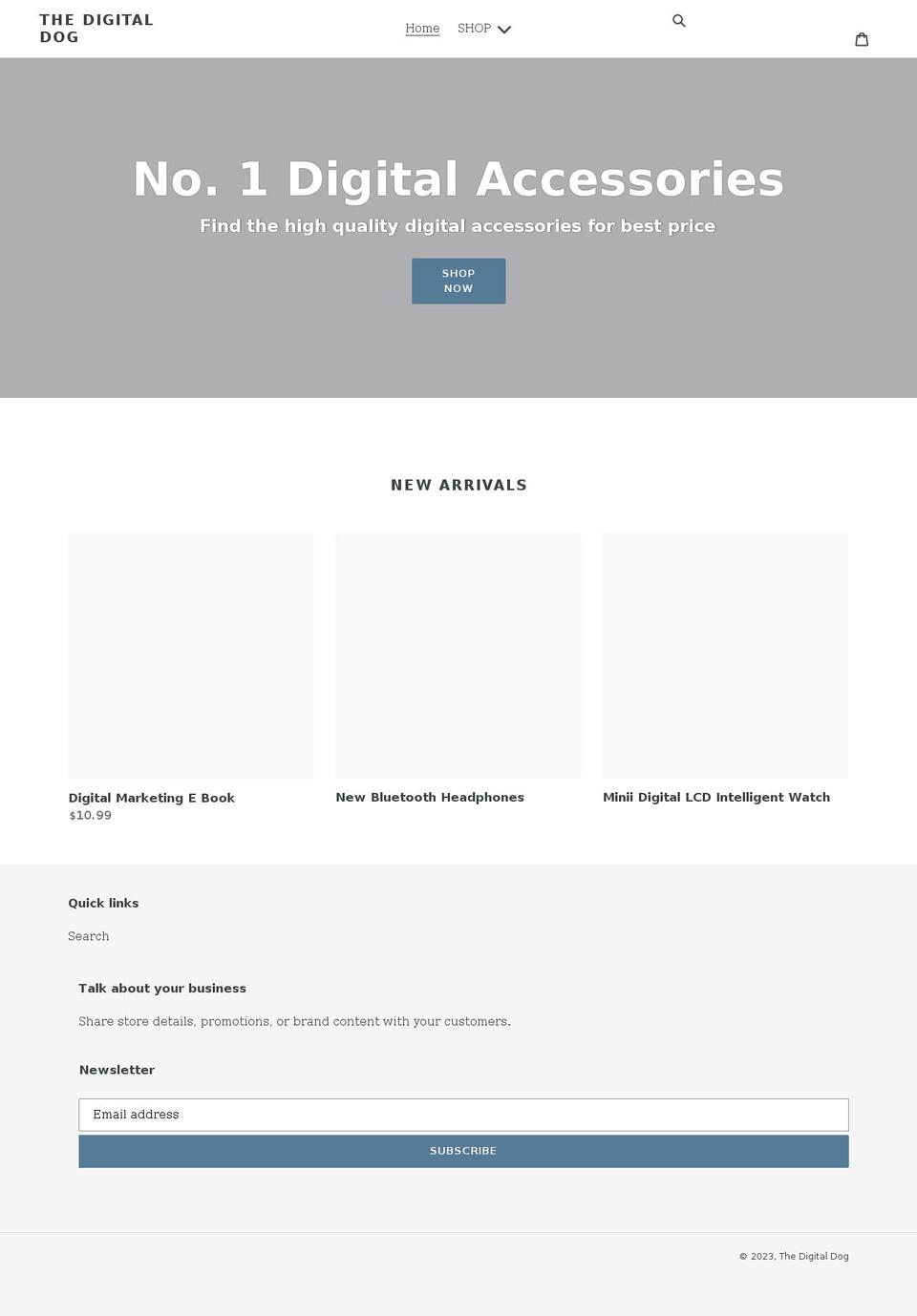 mearidyenterprises.com shopify website screenshot