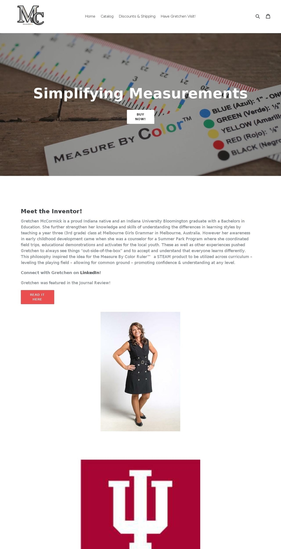 measurebycolor.com — Shopify storefront screenshot