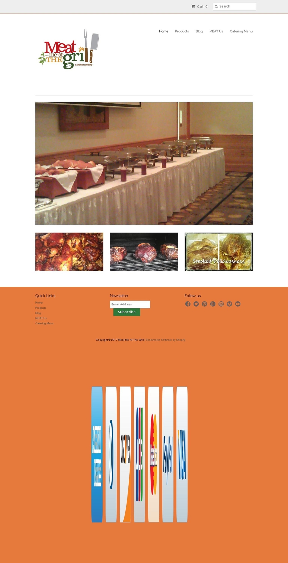 meat-me-at-the-grill.com shopify website screenshot