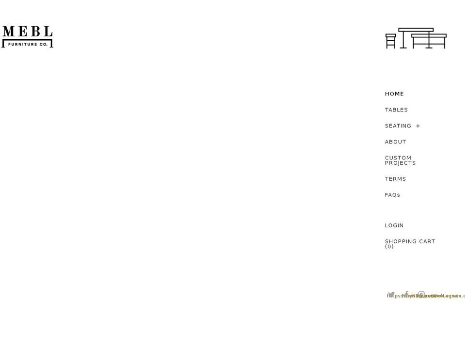 meblfurnitureco.com — Shopify storefront screenshot
