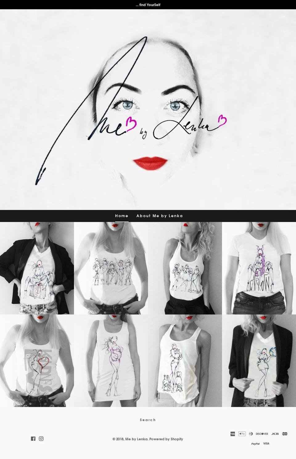 mebylenka.com — Shopify storefront screenshot