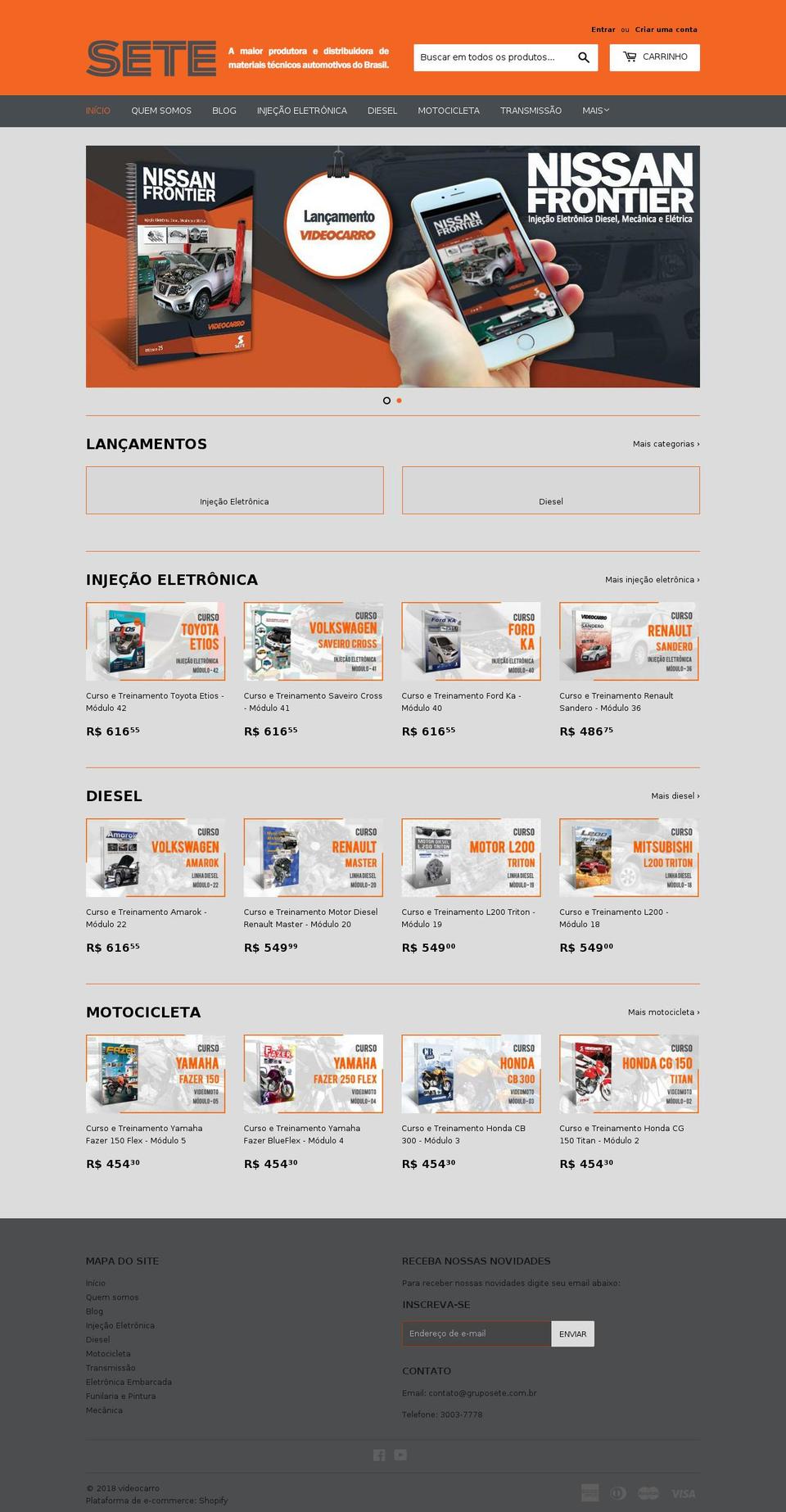 mecanico.com.br shopify website screenshot