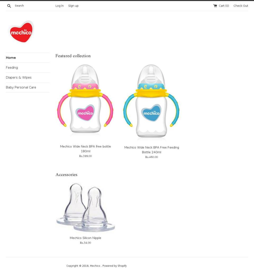 mechico.com — Shopify storefront screenshot