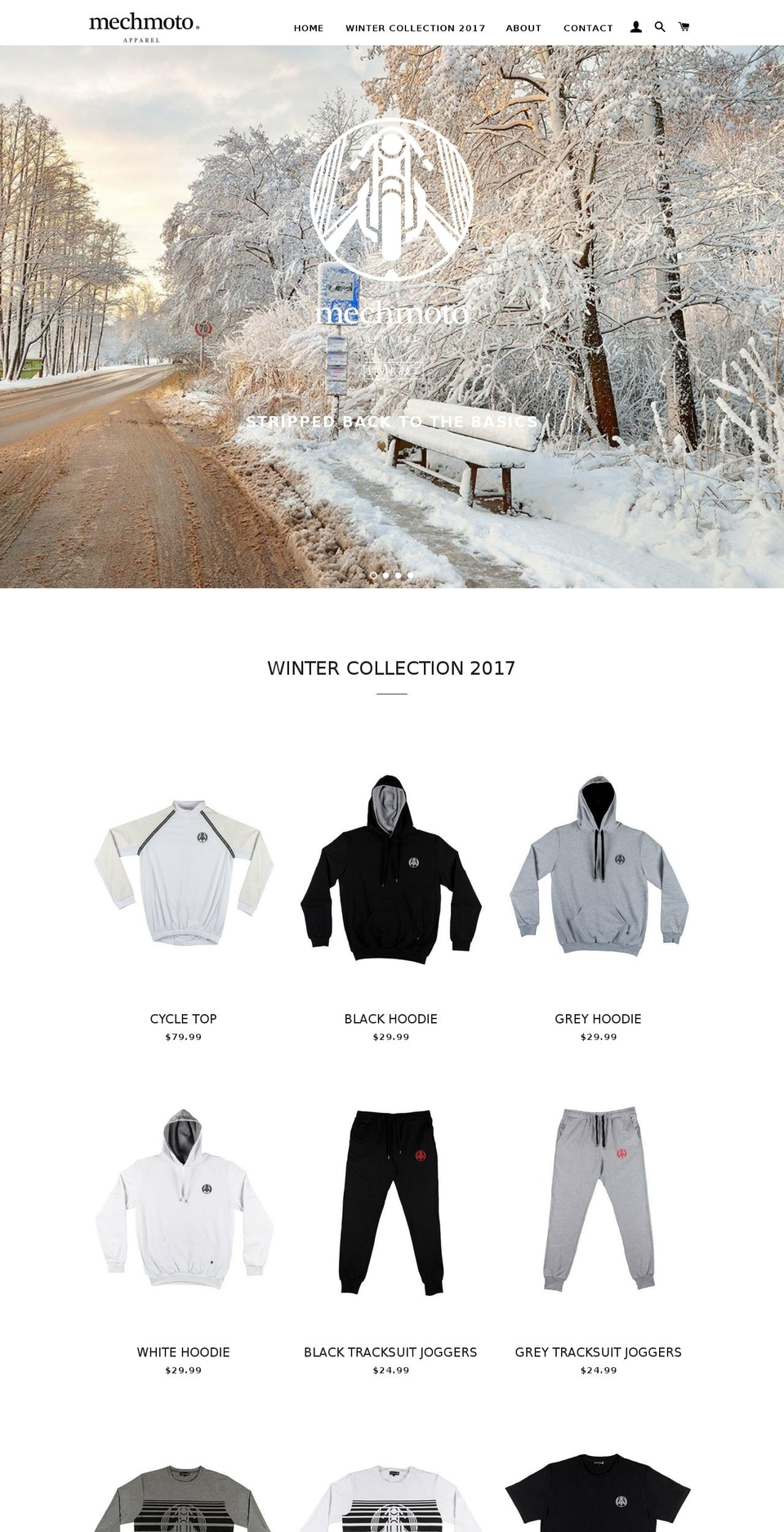 mechmotoapparel.com — Shopify storefront screenshot