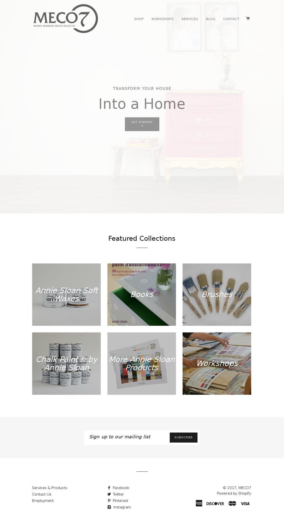 meco7.com shopify website screenshot