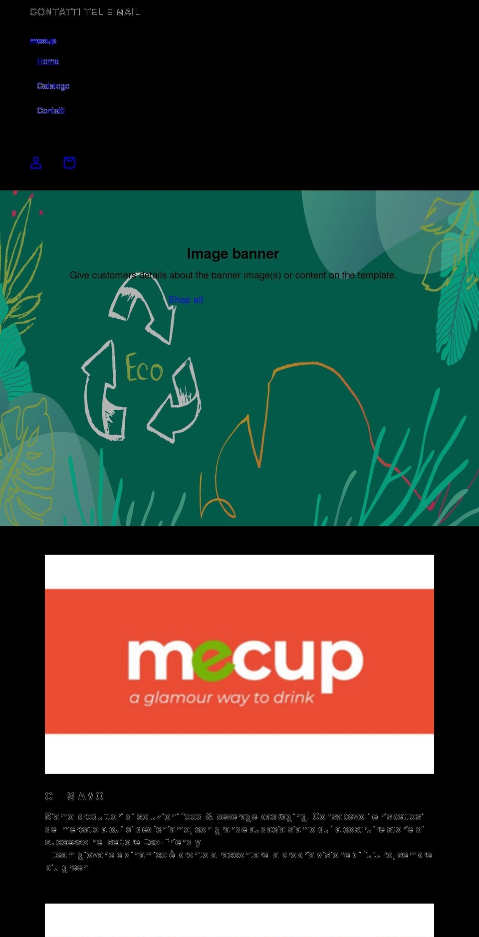 mecup.it shopify website screenshot