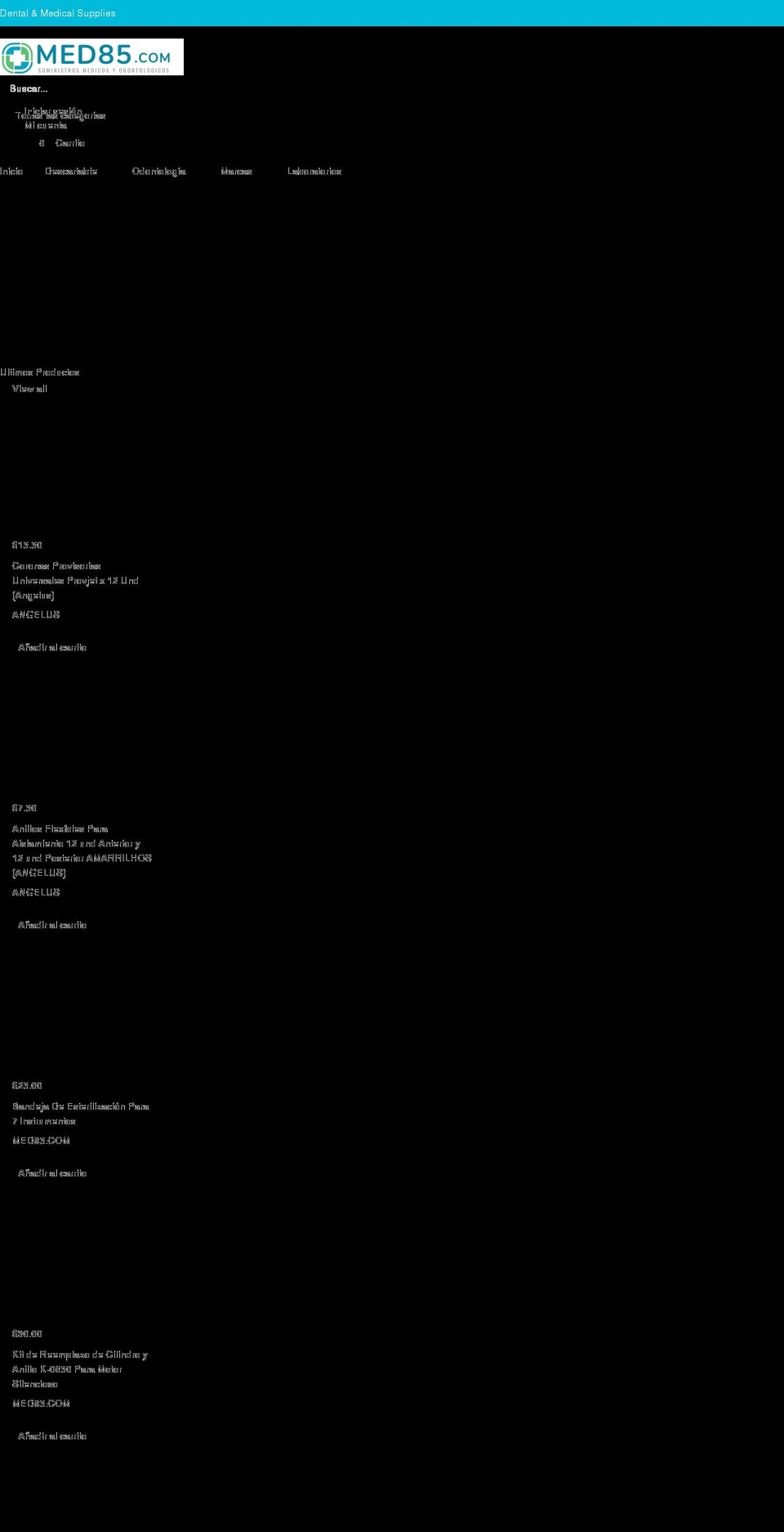 med85.com — Shopify storefront screenshot