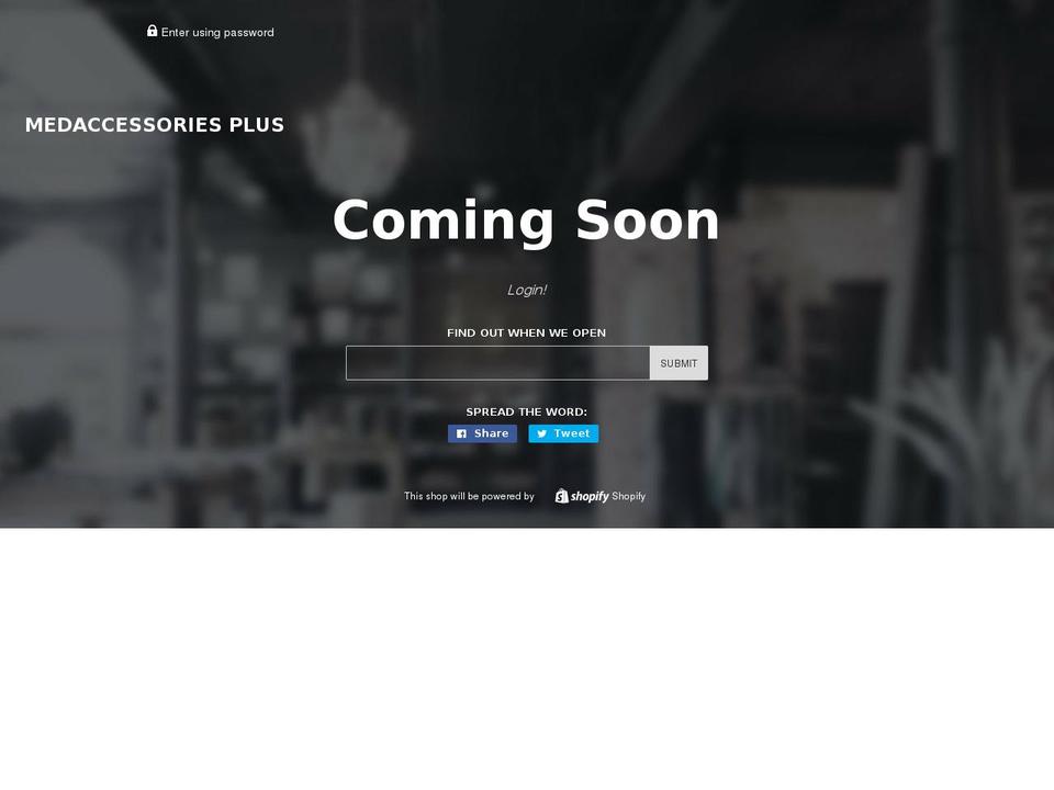 medaccessoriesplus.com — Shopify storefront screenshot