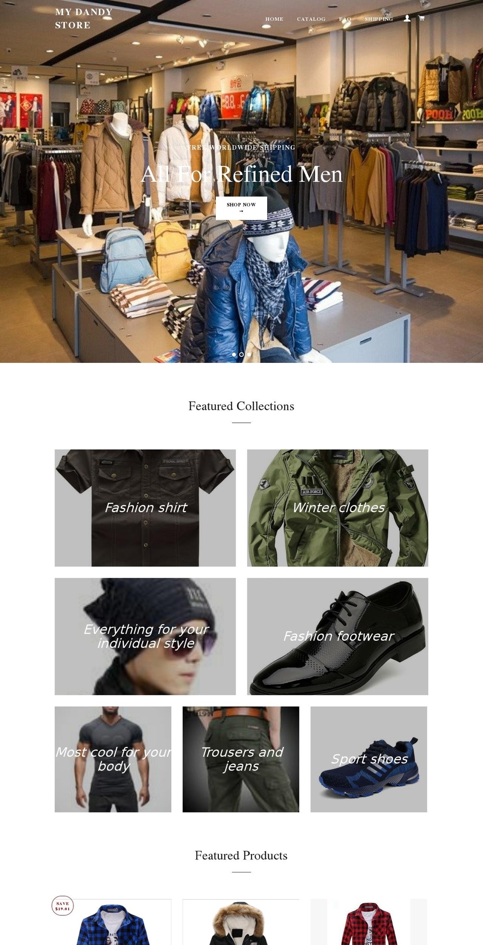 medandystore.com shopify website screenshot