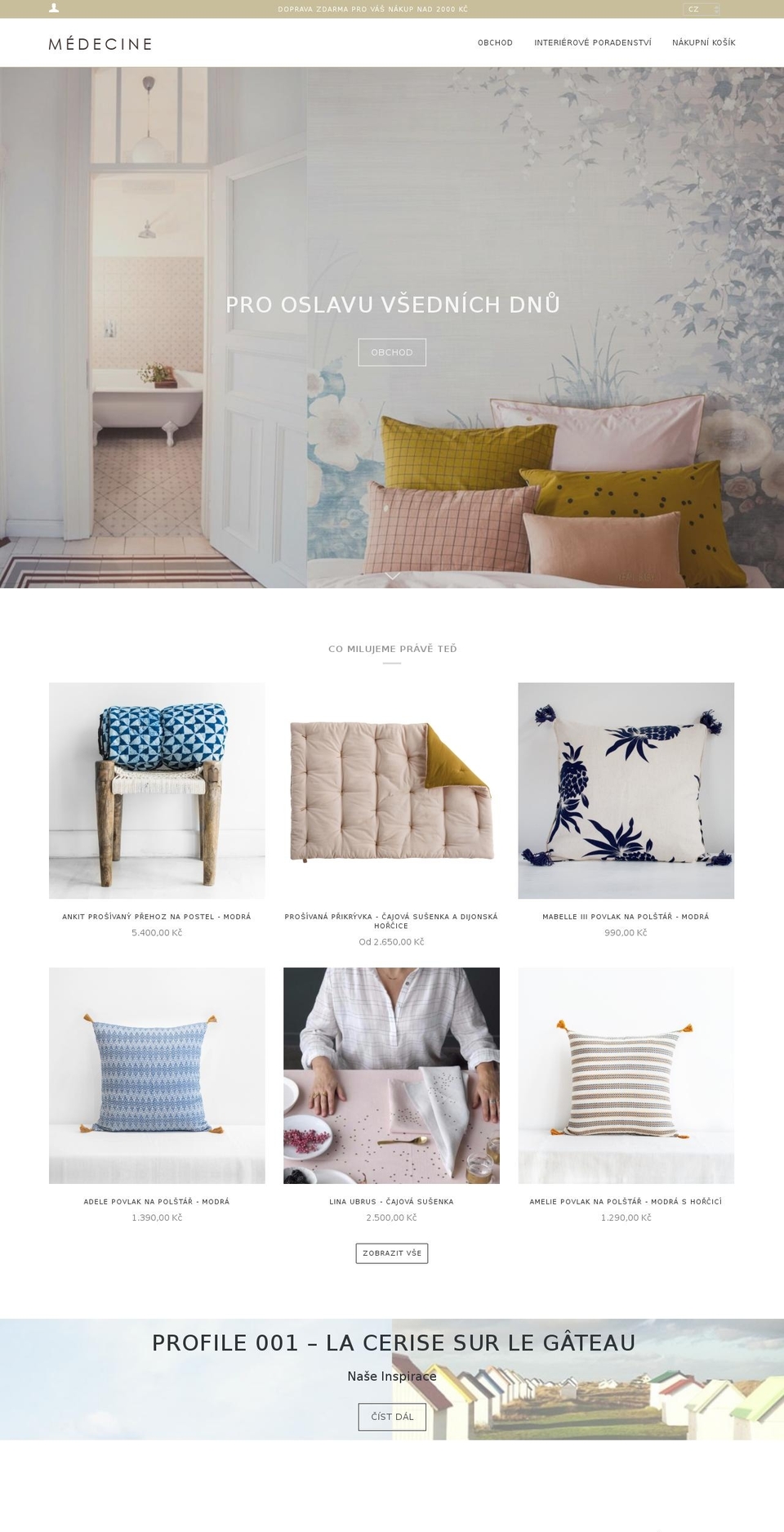 medecinestore.com — Shopify storefront screenshot