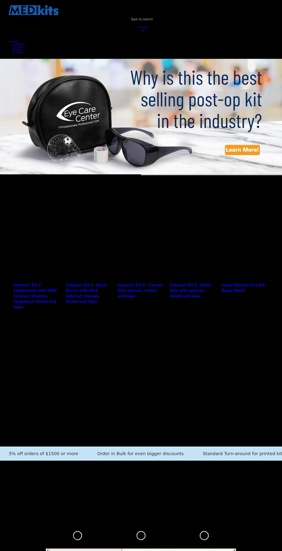medi-kits.com shopify website screenshot