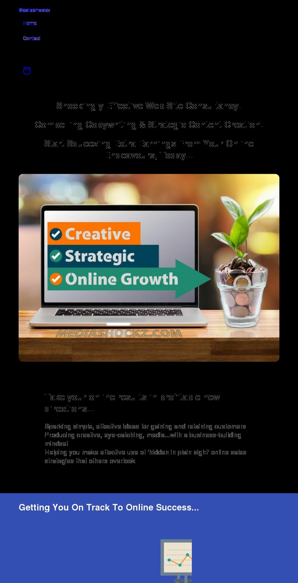 mediashockz.com shopify website screenshot