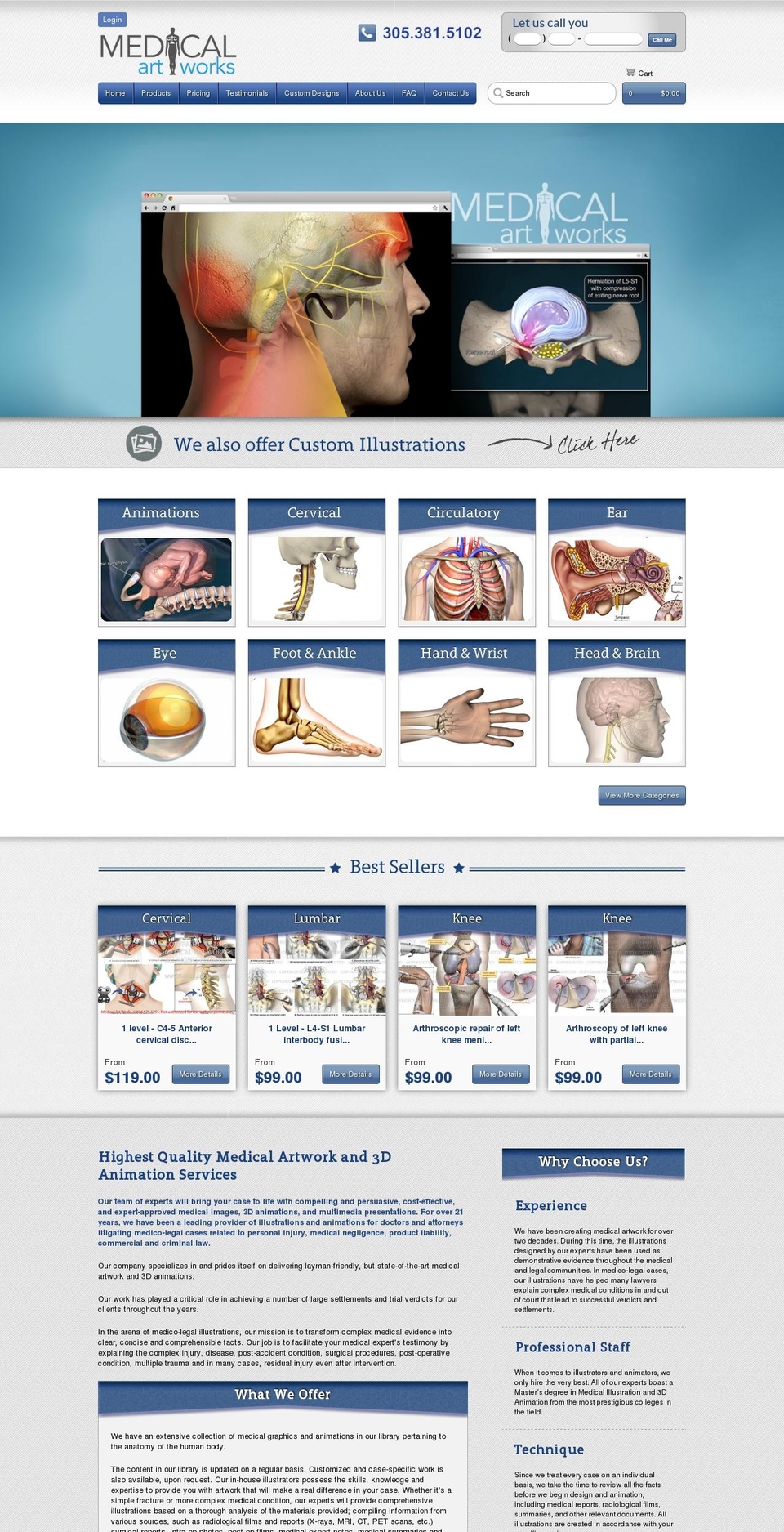 medicalartworks.com shopify website screenshot