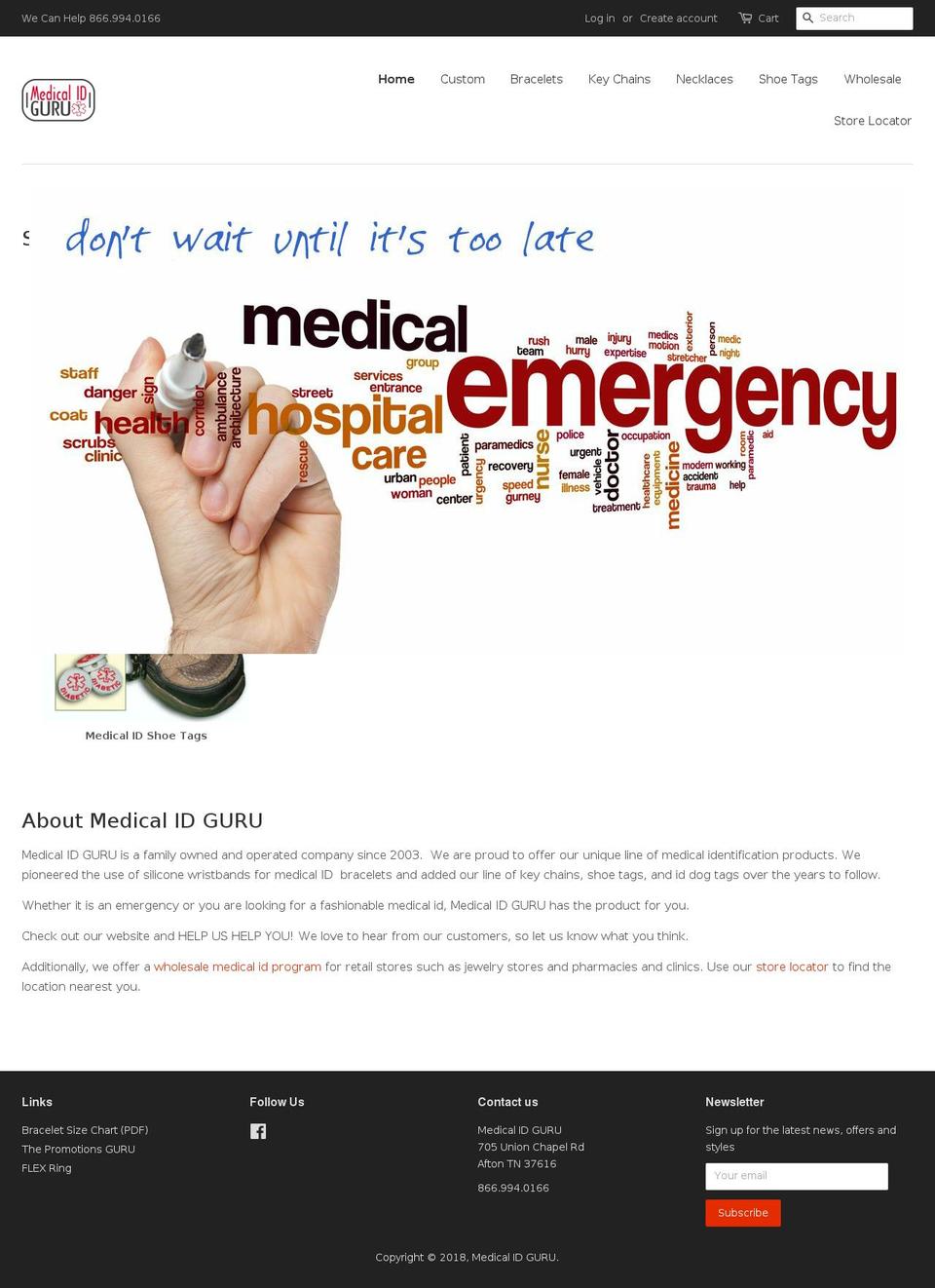 medicalid.guru shopify website screenshot