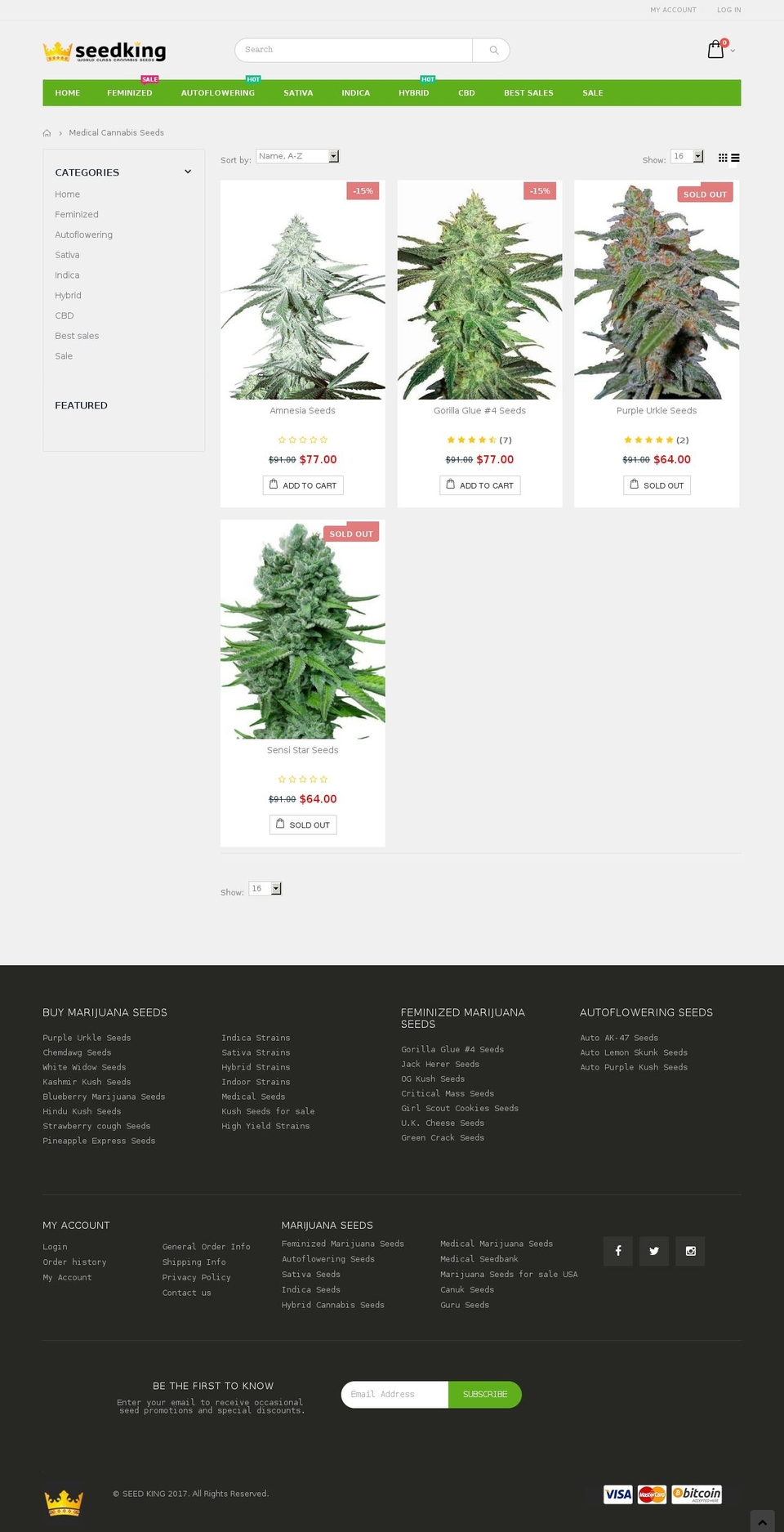 medicalseed.com — Shopify storefront screenshot