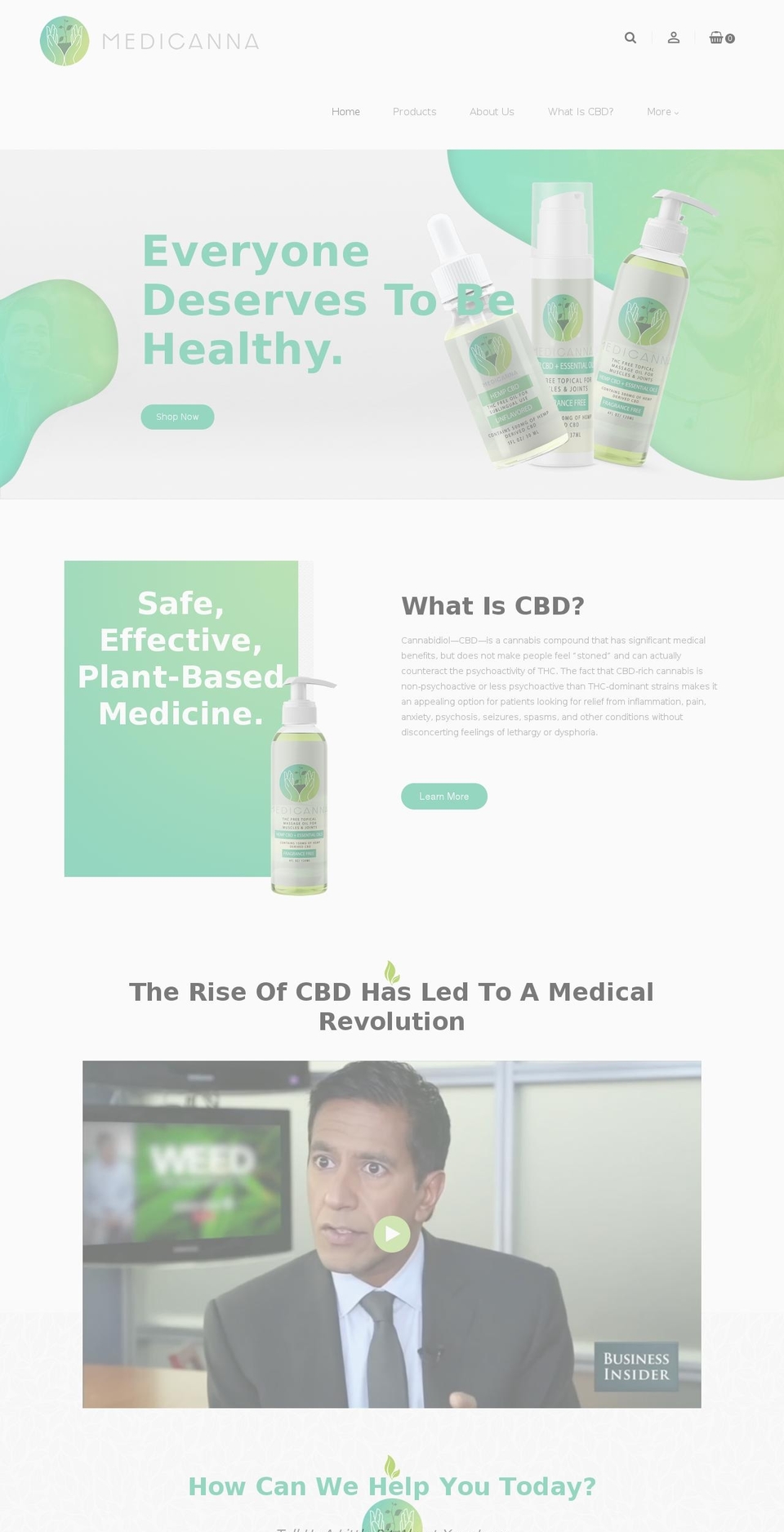 medicannafl.com — Shopify storefront screenshot