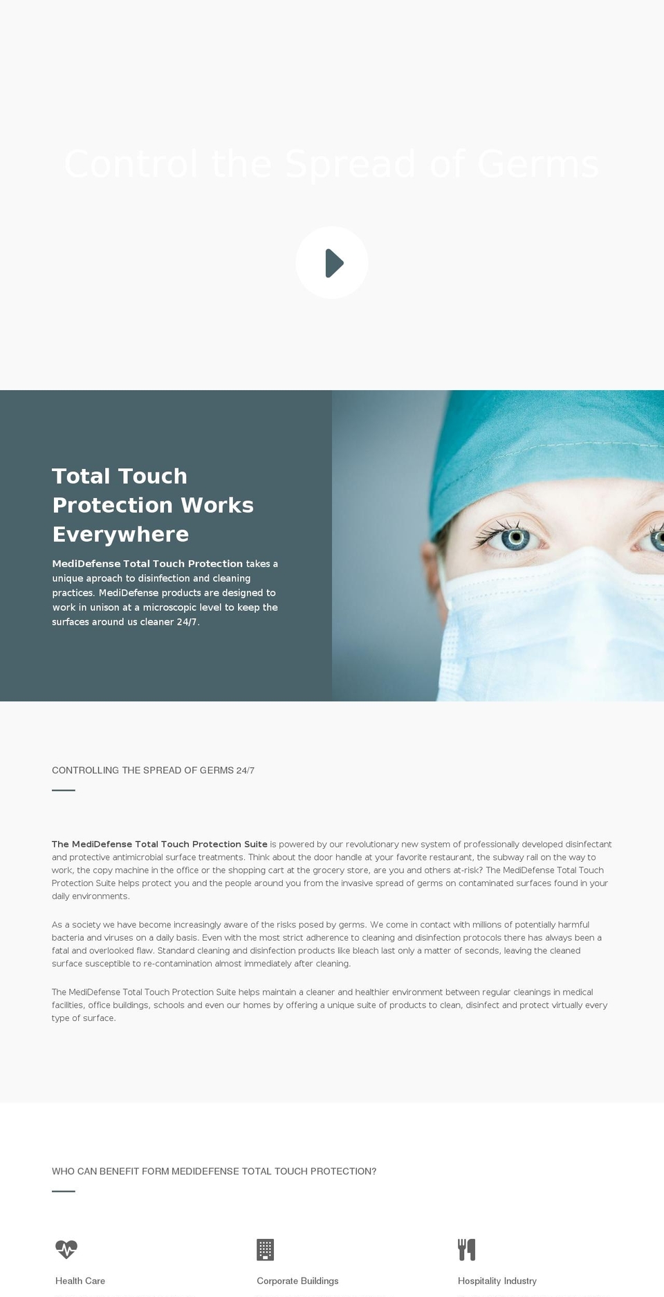 medidefense.com — Shopify storefront screenshot