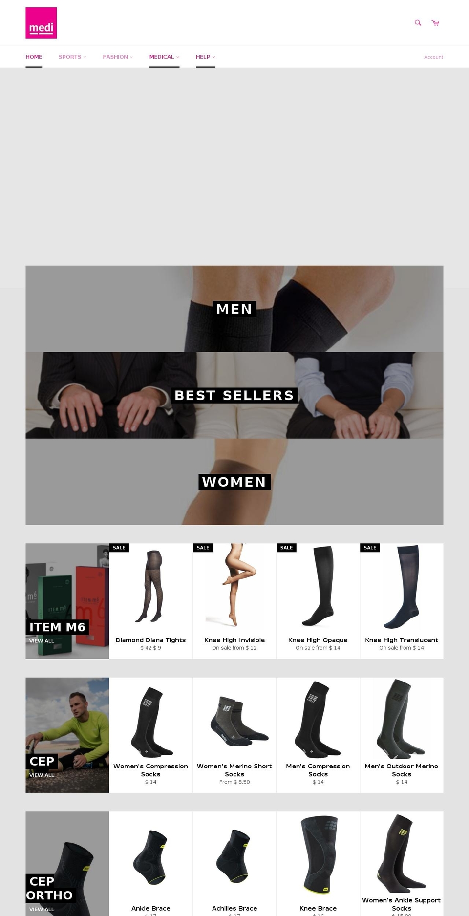 mediepp.com shopify website screenshot
