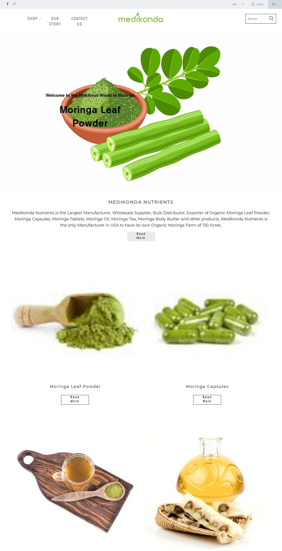 medikonda.com shopify website screenshot