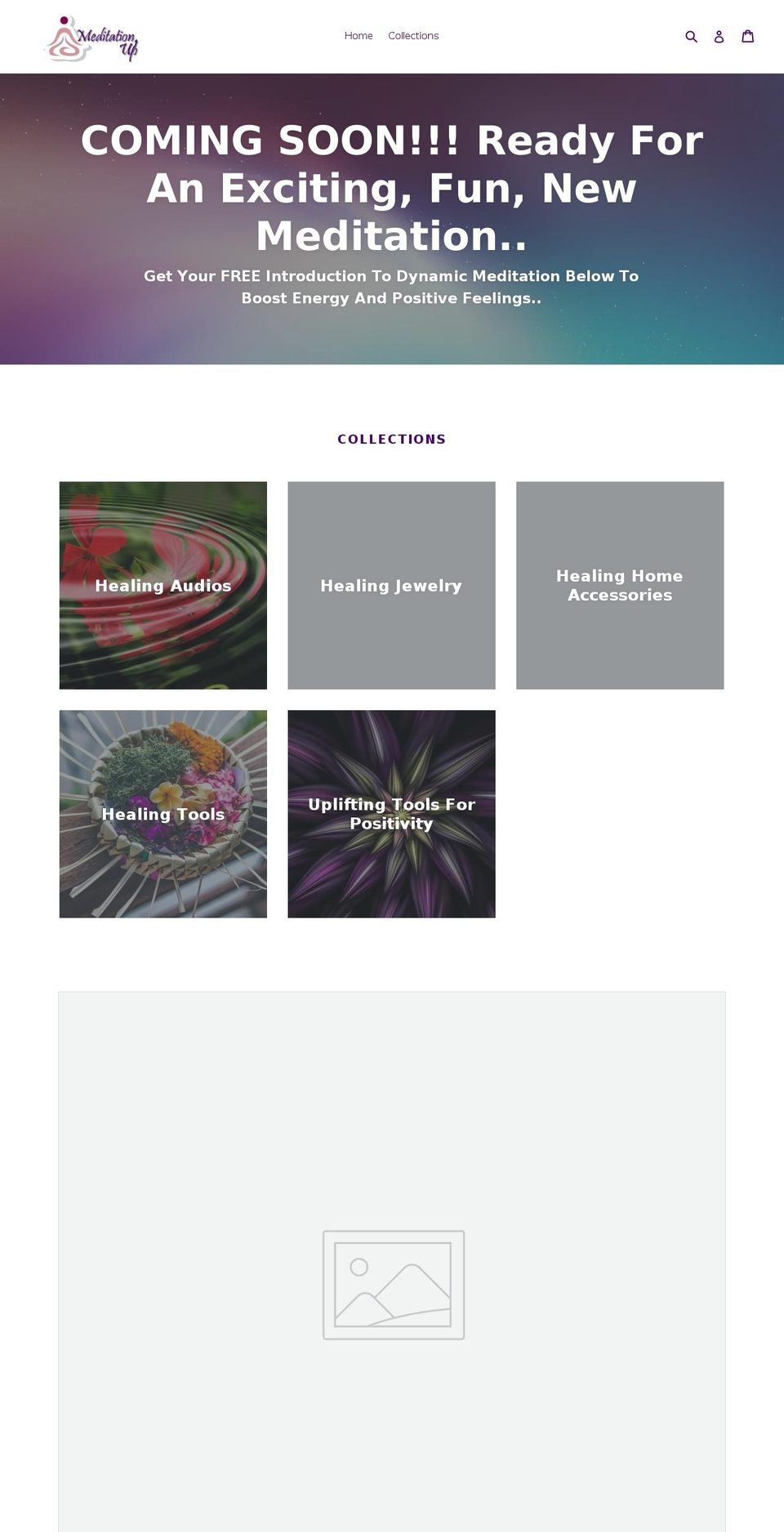 meditationup.com shopify website screenshot