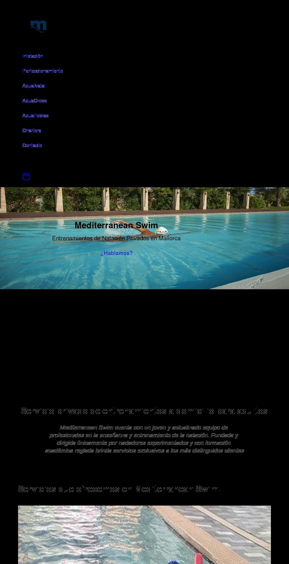 mediterraneanswim.com shopify website screenshot