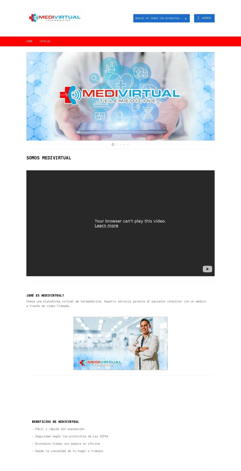 medivirtualpr.com shopify website screenshot