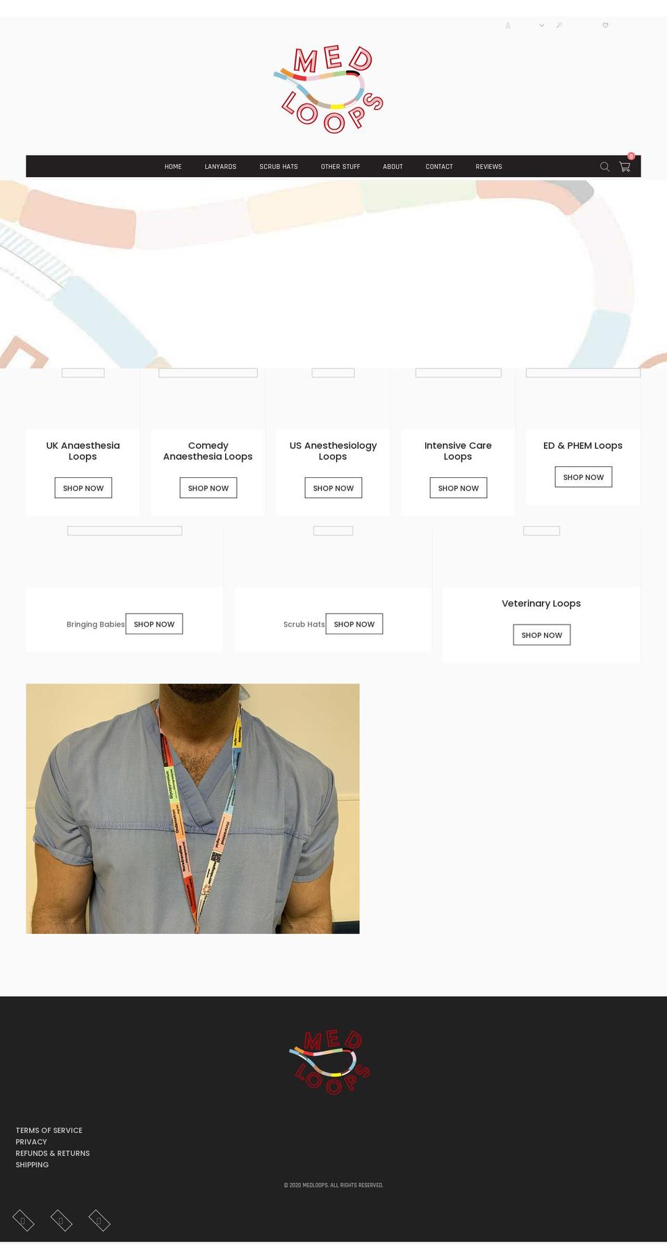 FASTEST Shopify theme site example medloops.com