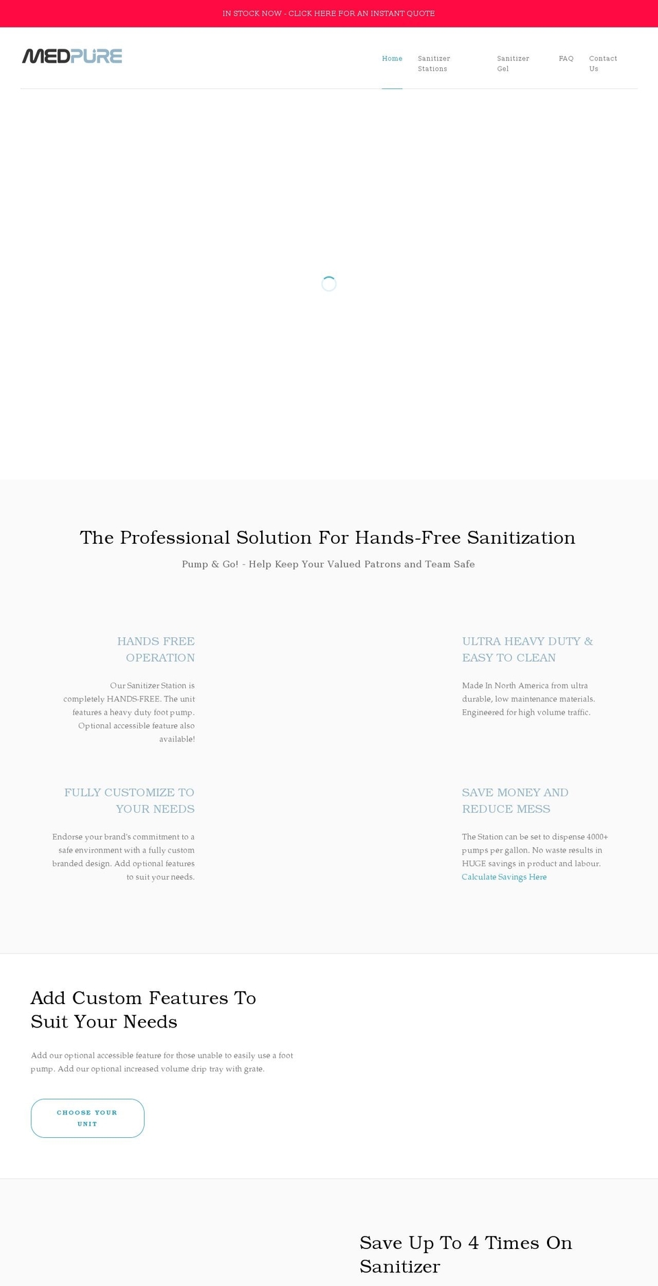 medpure.ca shopify website screenshot