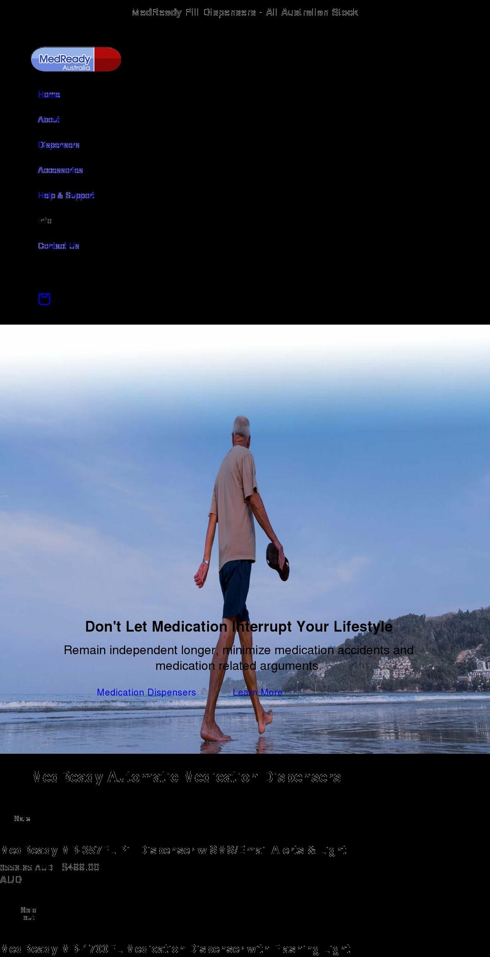 medready.com.au shopify website screenshot