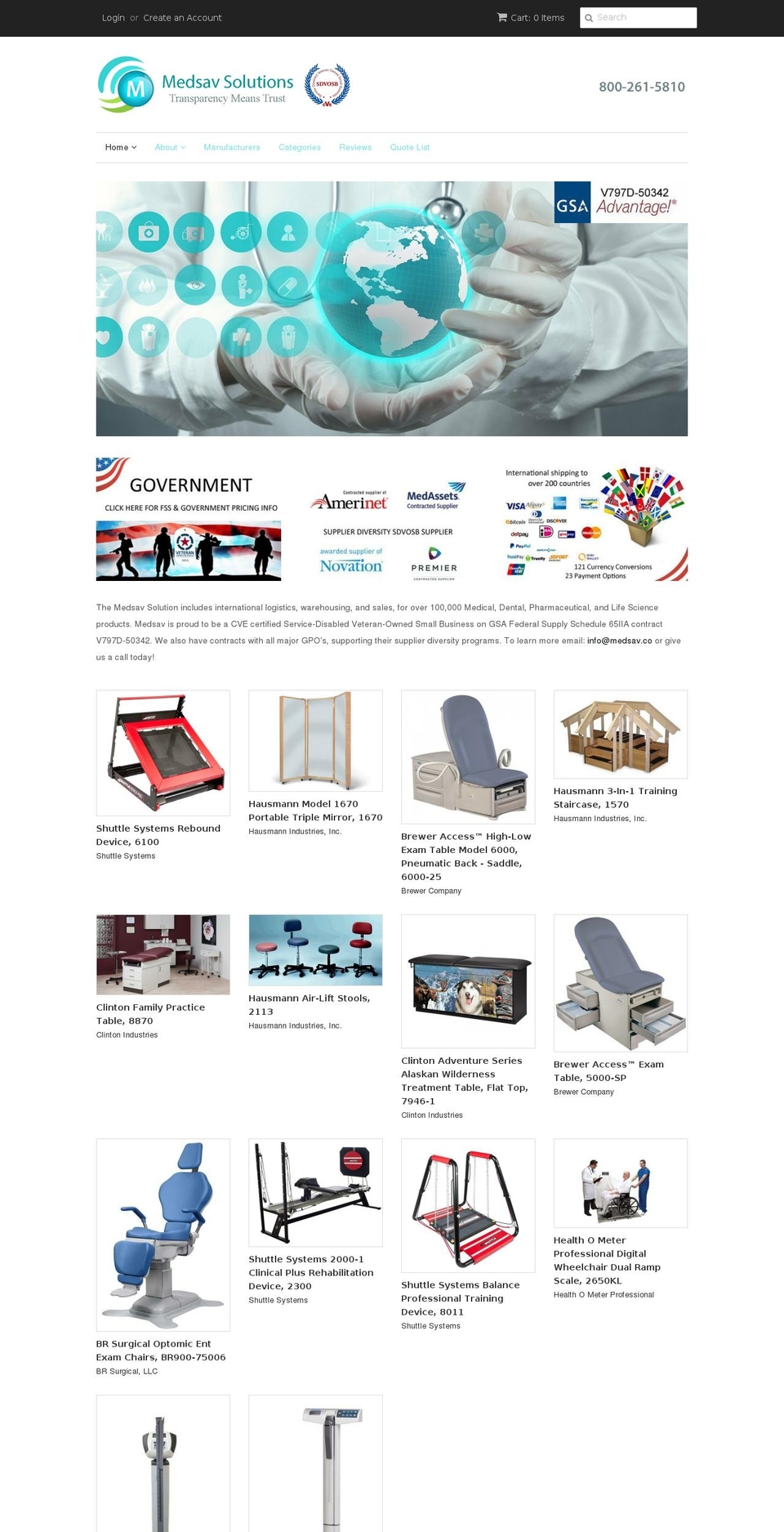 medsavpharm.com — Shopify storefront screenshot