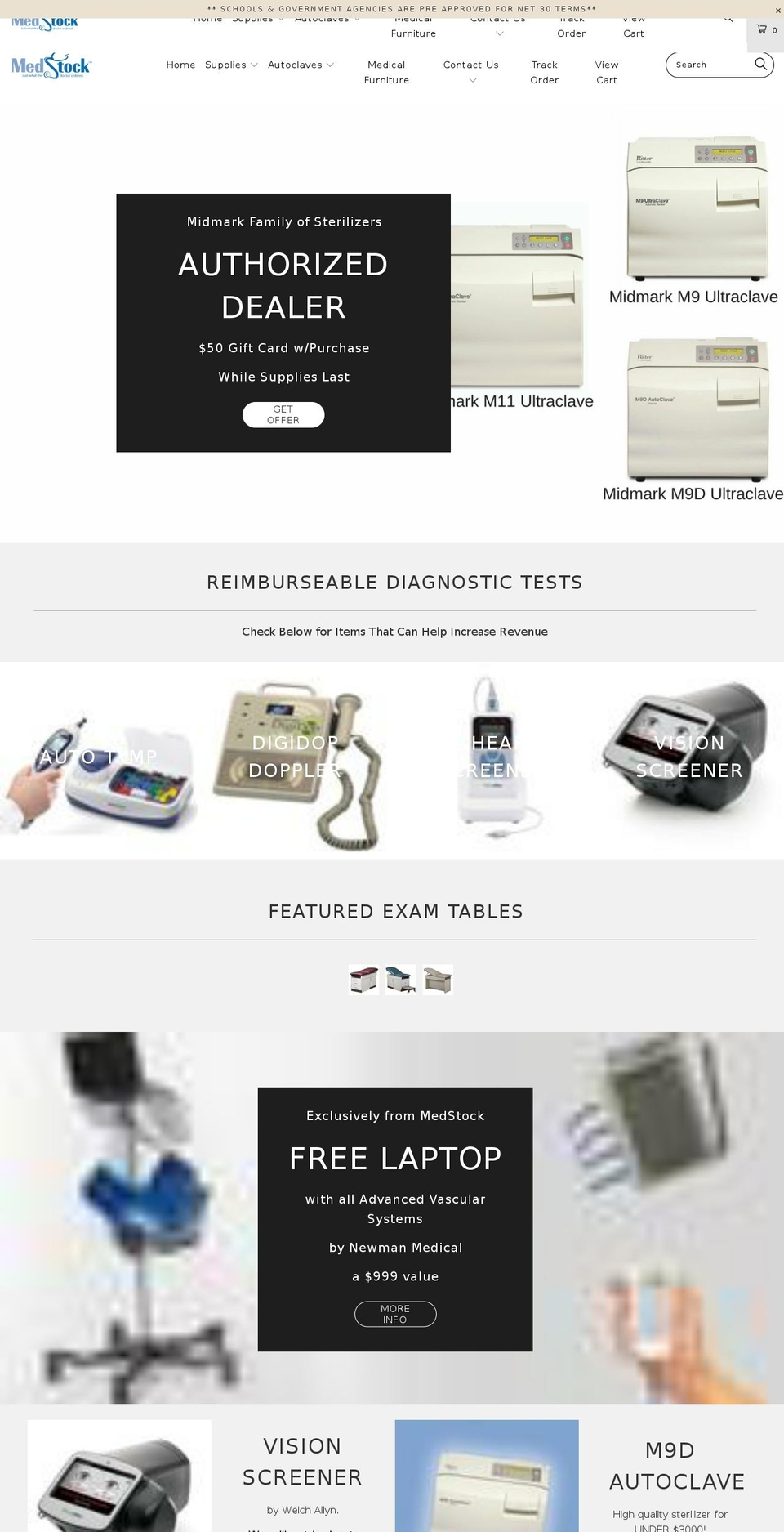 [DEV ST] Shopify theme site example medstockusa.com