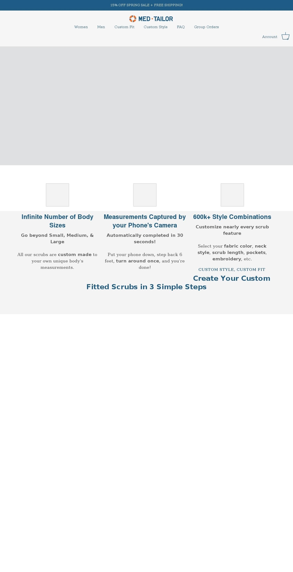 medtailor.com shopify website screenshot