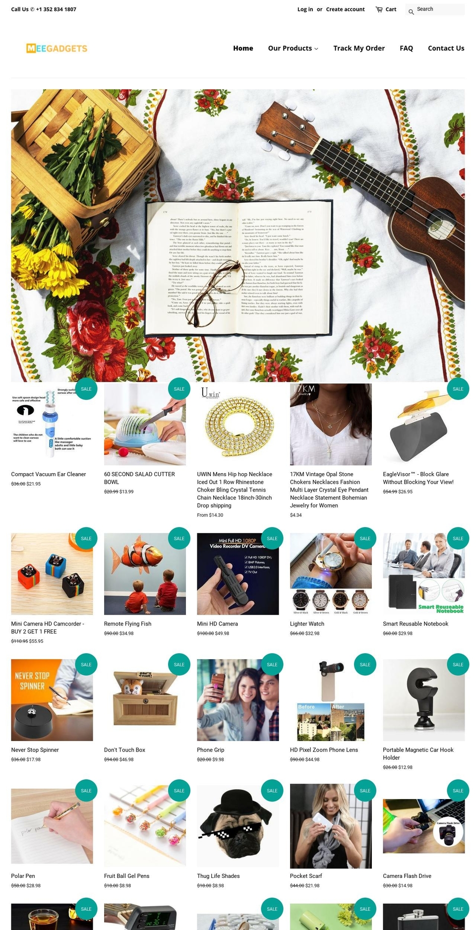 meegadgets.com — Shopify storefront screenshot