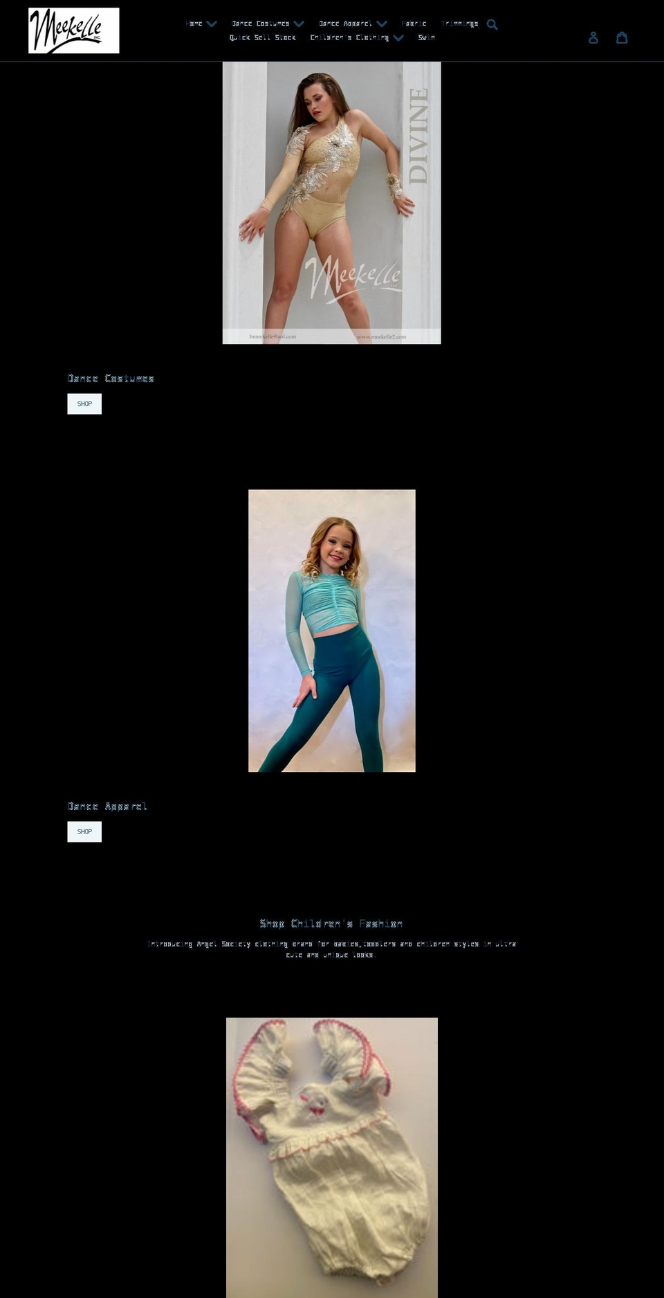meekelle2.com shopify website screenshot