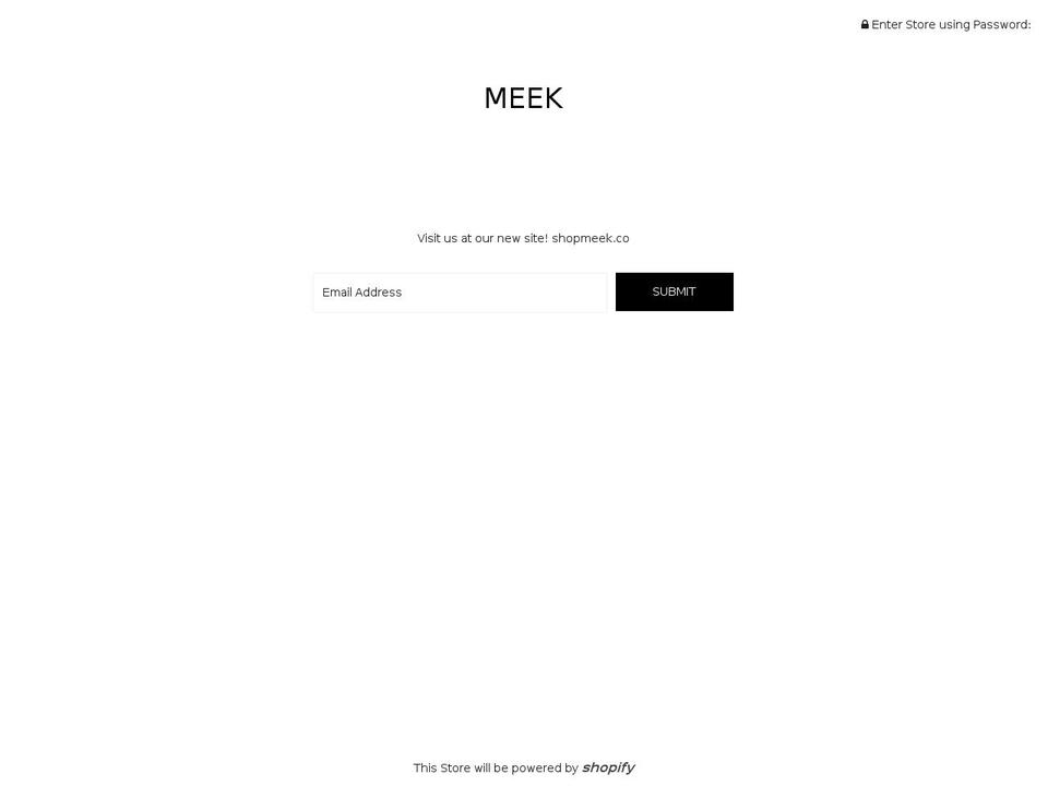 meekmodernvintage.com — Shopify storefront screenshot