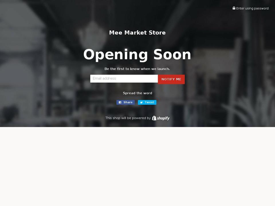 meemarketstore.com — Shopify storefront screenshot