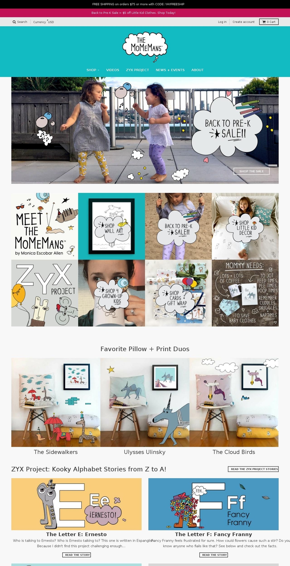 meetaylasfriends.com — Shopify storefront screenshot