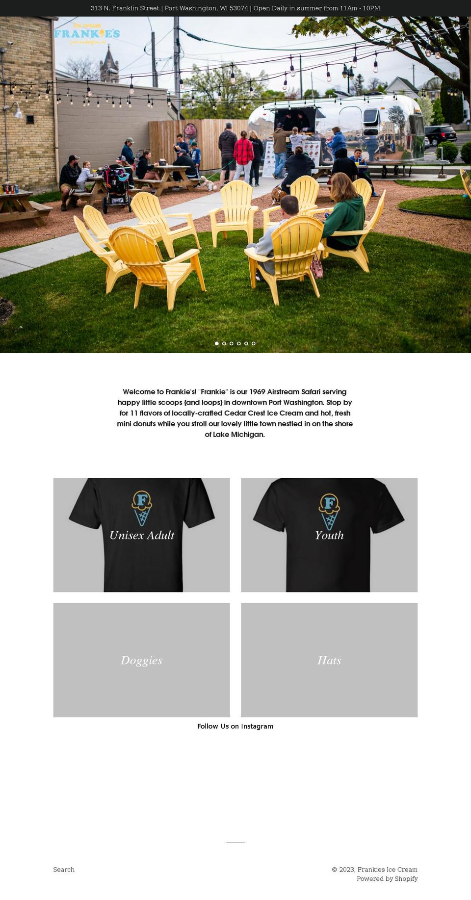 meetmeatfrankies.com shopify website screenshot